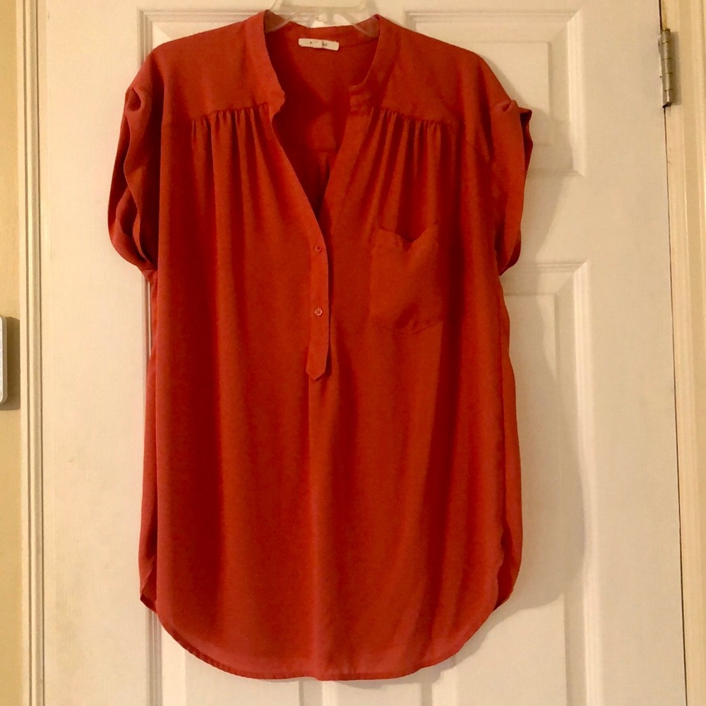 Orange Blouse